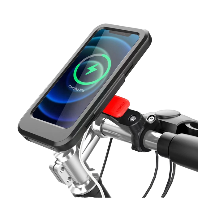 Bicycle Scooter Handlebar Phone Case Motorcycle Smartphones Holder Bracket with Bag Mobile Phone Holders