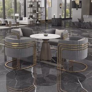 Armchair Living Room Furniture Modern Leisure <strong>Chair</strong> for Home <strong>Egg</strong> <strong>Chair</strong> Style Golden Metal Stainless Steel Frame Sofa <strong>Chairs</strong> Mall - Product Image 2
