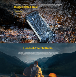 שריון כוח uleone 13 טלפון חכם ip68/ip69k 13200mah סוללה גדולה 6.81 "fhd + מסך 8g + 128g nfc אנדרואיד 11.0 טלפון נייד אנדרואיד - Product Image 4