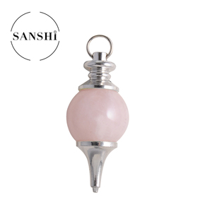 <span class=keywords><strong>Pendule</strong></span> en pierre précieuse sphérique 7 Chakra, pierre de guérison en cristal naturel, gravé, vente en gros, livraison gratuite - Product Image 5