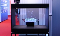 Cube d'affichage holographique 3D à 180 degrés Full HD de 22 pouces pour la publicité de bijoux et de montres