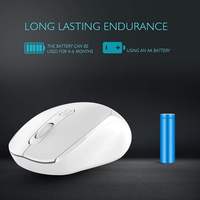 Productos Populares, Ratón Óptico Inalámbrico Nuevo, Ratón Inalámbrico Ergonómico de 2.4g para Computadora