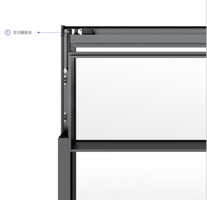Thiết kế hiện đại tự động dọc mở thấp E Kính biệt thự nhiệt an ninh cao nóng bán điện nâng cử<span class=keywords><strong>a</strong></span> sổ Hợp kim nhôm - Product Image 6