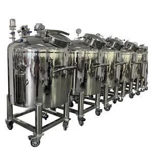 HoneMix 100L 200L en acier inoxydable petit réservoir de stockage de mélange pour la fabrication de parfums avec agitateur