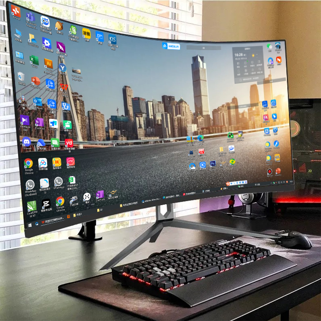 Pretty Design 240HZ 38.5inch Curved Screen Gaming 16:9 19 24 27 38 Inch Curve Monitor for E-sports Player