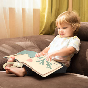 Buku kain lembut pendidikan dini aktivitas lembut kustom mainan buku lunak bayi untuk balita - Product Image 5