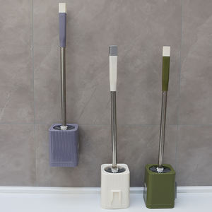 <span class=keywords><strong>Brosse</strong></span> de toilette à tige en acier inoxydable de vente chaude avec poignée sanitaire en PP Conception murale suspendue pour le nettoyage de la salle de bain - Product Image 2