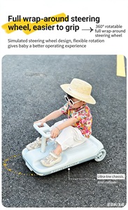 Patinete Plegable para Niños, Marco de ABS Resistente, Ruedas con Luces LED, Regalo para Niños y Niñas de 2 a 4 Años - Product Image 4