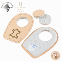 Semelles intérieures en cuir confortables et amortissantes pour talons, vente en gros
