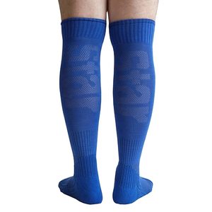 Custom Logo Autumn Knitted Crew Knee High <strong>Red</strong> Yellow Running Compression <strong>Football</strong> Rugby Soccer Sport <strong>Socks</strong> Bulk Wholesale - Product Image 3
