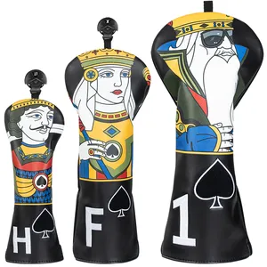 Wholesale Custom Premium Head Covers Club Head Covers For Driver Golf Head Covers Golf Headcover