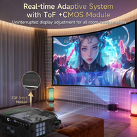 Fabricant de projecteurs LCD OEM/ODM à marque privée 1850 ANSI 4K Android 9 2G Stéréo HIFI Portable Home Cinéma Vidéo LED