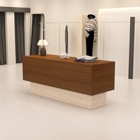 Offre Spéciale : Bureau d'Accueil Moderne de Luxe en Bois Massif pour Bureau, Hôtel, Hôpital, Supermarché, Immeuble de Bureaux - Durable et Facile à Nettoyer