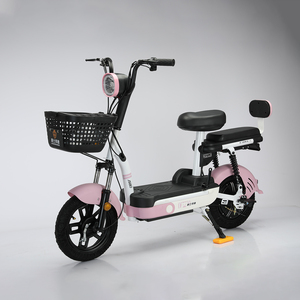 Bicicletta Elettrica a 2 Ruote 350W 48V con Batteria al Piombo-Acido, Produzione Cinese all'Ingrosso, Personalizzabile, <span class=keywords><strong>Bici</strong></span> Elettrica da Strada a Due Posti - Product Image 2