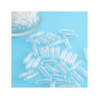 Taux de remplissage 99.99% Size000 00 0 1 2 Capsules végétariennes vides végétariennes transparentes organiques HPMC