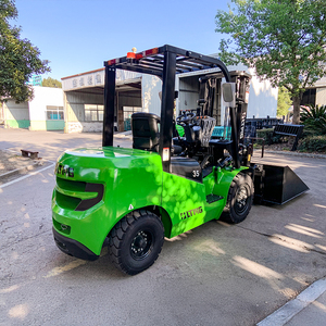 China Factory Free Shipping Delivery 3.5 Ton Fast Charging 80V Lithium Battery <strong>Warehouse</strong> Using Electric <strong>Forklift</strong> with Bucket - Product Image 2