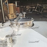 PROMOTION EXCEPTIONNELLE : Réservoir de Stockage Carré en Acier Inoxydable à Chauffage Fixe, Isolation Sanitaire, pour Maintien au Chaud