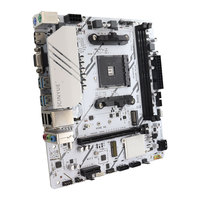 JGINYUE Carte mère de jeu de bureau DDR4 B450M-PLUS nouvelle interface de disque dur SATA à double canal de mémoire