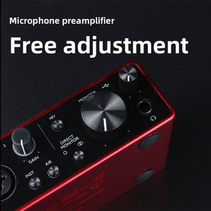 <span class=keywords><strong>Carte</strong></span> <span class=keywords><strong>son</strong></span> d'enregistrement informatique transfrontalière professionnelle pour doublage et livres audio, ensemble d'équipement de mixage audio USB filaire - Product Image 3