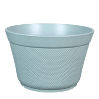 Pot de fleurs en plastique PP écologique classique pour jardin domestique, anti-UV, résistant aux intempéries, pour une utilisation en extérieur et en intérieur