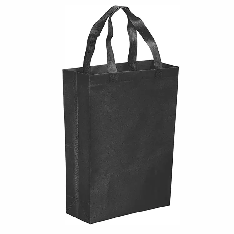 कम moq कस्टम प्रिंटिंग लोगो बड़े आकार के गैर बुना किराने की खरीदारी कपड़े बैग बैग