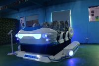Cinéma VR UFO 9D à haut rendement (ROI) pour 9 personnes, théâtre spatial de réalité virtuelle avec lunettes VR pour usage intérieur - Modèle 006