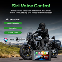 Aoocci C3 Pro Premium Layar Pintar Motor 5 Inci Monitor Tekanan Ban untuk Sepeda Motor Universal