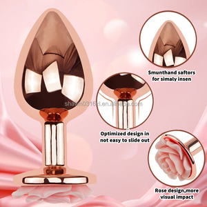 XLN Metal Butt Plug <strong>Anal</strong> 3 Sizes <strong>100</strong>% Waterproof &amp; Body Safe Adult Toy Men Women Easy Clean Discreet Sex Product Beginners - Product Image 4