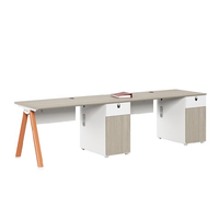 Bureau de travail modulaire de luxe en bois moderne de haute qualité, personnalisé, pour direction et usage commercial