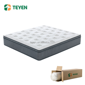 Colchón Híbrido de Muelles Ensacados con Espuma Viscoelástica, Directo de Fábrica, Tamaño Personalizado, OEM ODM, Calidad de Exportación, Proveedor MJB-WM02 Colchones MJB- - Product Image 1