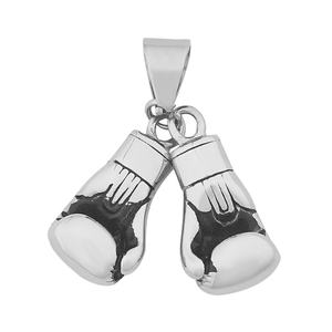 Collar con Colgante en Forma de Guantes de Boxeo, Joyería Personalizada, Collar Deportivo de Acero Inoxidable - Product Image 6