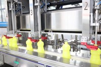 Machine de remplissage linéaire à piston servo-assistée, dosage de haute précision, équipement de remplissage pour huile alimentaire