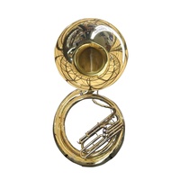SEASOUND OEM Prix d'usine Sousaphone en laiton de haute qualité JYSS8000 Trompette Marching Instruments Master Level Gold Lacque Tone BB