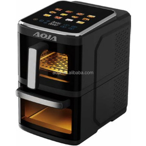 Freidora de Aire Eléctrica de Doble Zona de Cocción con Pantalla Digital a Color, 12 Menús Preestablecidos, Gran Capacidad de 5.5L+5.5L, Control Dual, para el Hogar - Product Image 2