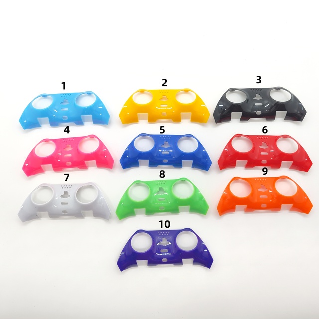 Solid Colors Controller Trim for PS5 Edge Controller Face Plate Shell for PS5 DS Edge Replacement
