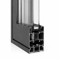 Ventanas Corredizas de Aluminio Personalizadas, Doble Acristalamiento, Vidrio Templado, Resistentes a Huracanes, con Certificación Energy Star, Diseño Moderno para Exteriores