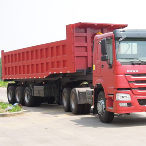 Fabricante Chino de Semirremolques Volquete Trasero de 4 Ejes, 40-80 Toneladas, en Forma de U, Ajustables y Personalizados, para Transporte de Carbón, Arena y Tierra - Product Image 3
