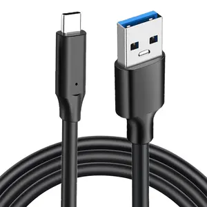 Cable USB tipo C de 0,5 M, Cable de carga rápida 3A de carga rápida para teléfono móvil y blindaje trenzado de coche, Cable DE DATOS multifunción