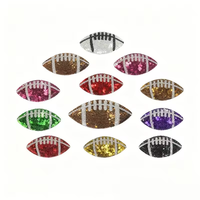 Patchs personnalisés en sequins thermocollants pour vêtements - Fabrication directe usine - OEM/ODM avec faible MOQ - Rugby pour des looks tendance