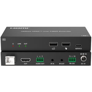 Extender HDMI su Fibra 18Gbps con IR Bidirezionale/RS-232 - Product Image 4