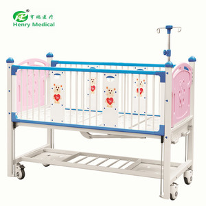 Cama de un solo Manivela para niños, cama de bebé práctica de una función para hospital - Product Image 3