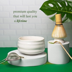 Juego de Matcha OEM Hecho a Mano con Batidor de Bambú Chasen, Tazón Japonés, Cuchara y Soporte para Batidor, Personalizado para Ceremonia - Product Image 3