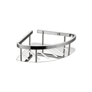 Modern 304 Stainless Steel 2-Tier Wall-Mounted <strong>Shower</strong> Caddy Corner Metal <strong>Kitchen</strong> &amp; Bathroom Storage Shelf Organizer - Product Image 4