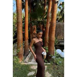 Robe de soirée longue de luxe avec perles et paillettes, maternité et taille XL, pour soirées, demoiselles d'honneur, bals de promo - Product Image 2