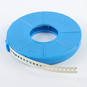 SS304 Iron Steel Perforated Tape Belt with FOB price rounded galvanized Muti holes Airandus Perforated Steel belt
