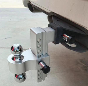 Enganches <span class=keywords><strong>de</strong></span> revestimiento E trasero para automóvil instalados <span class=keywords><strong>con</strong></span> dos bolas <span class=keywords><strong>de</strong></span> 2 "y 2 5/16" Tamaño <span class=keywords><strong>de</strong></span> caída <span class=keywords><strong>de</strong></span> montaje <span class=keywords><strong>de</strong></span> <span class=keywords><strong>bola</strong></span> ajustable - Product Image 4