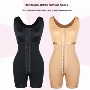 Abito Fitness Love Nature con Schiena Scoperta per Donne <span class=keywords><strong>Taglie</strong></span> <span class=keywords><strong>Forti</strong></span>, Corsetto Modellante con Compressione Addominale e Sollevamento Cosce, Shaper Intero Plus Size - Product Image 3