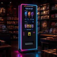 Écran publicitaire 32 pouces avec SDK, distributeur automatique de cartes à collectionner, lecteur de cartes, paiement multi-mode, surveillance à distance