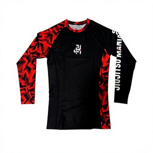 Maillot de compression personnalisé MMA BJJ à manches longues entièrement sublimé pour le Jiu Jitsu et le grappling - Product Image 1