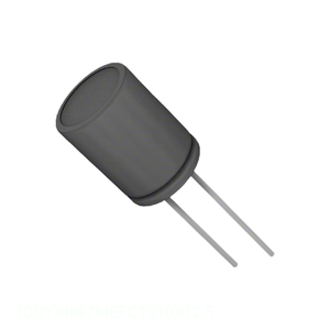 Condensateur Radial TH 47 uF 20% 100V, Distributeur Autorisé, 100YXH47MEFCT810X12.5, à Passage Traversant, en Aluminium - Product Image 1